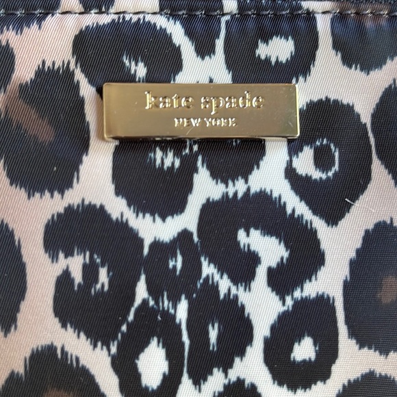 NWT KATE SPADE NEW YORK BYRD LINDENWOOD ANIMAL NATURAL MULTI NYLON BAG - Picture 5 of 6